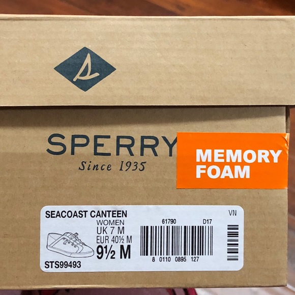 Sperry Slip-on Sneakers Seacoast Metallic Canvas - Picture 8 of 8